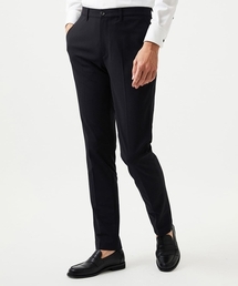 【セットアップ】コットンライクストレッチスラックスパンツ