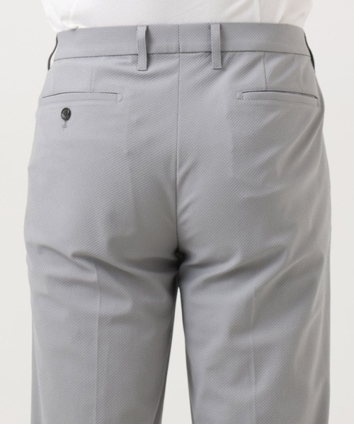 MICHEL KLEIN HOMME   （ミッシェルクランオム）の「【セットアップ】コットンライクストレッチスラックスパンツ（スラックス・メンズ・ブラック/グレー・MEDIUM/LARGE/X-LARGE）」の8枚目の写真