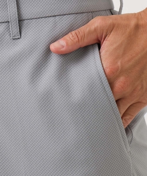 MICHEL KLEIN HOMME   （ミッシェルクランオム）の「【セットアップ】コットンライクストレッチスラックスパンツ（スラックス・メンズ・ブラック/グレー・MEDIUM/LARGE/X-LARGE）」の10枚目の写真