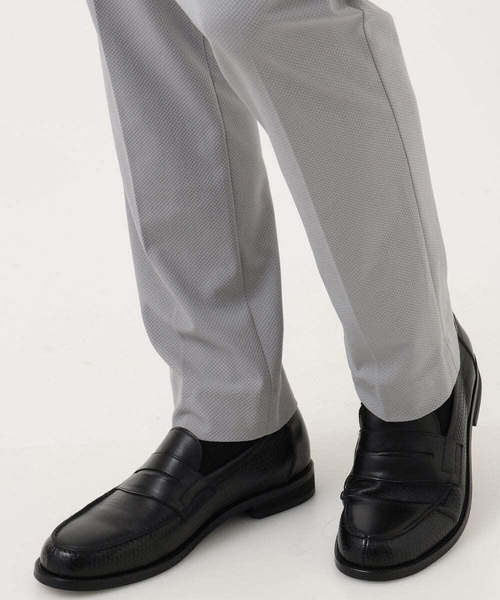 MICHEL KLEIN HOMME   （ミッシェルクランオム）の「【セットアップ】コットンライクストレッチスラックスパンツ（スラックス・メンズ・ブラック/グレー・MEDIUM/LARGE/X-LARGE）」の11枚目の写真