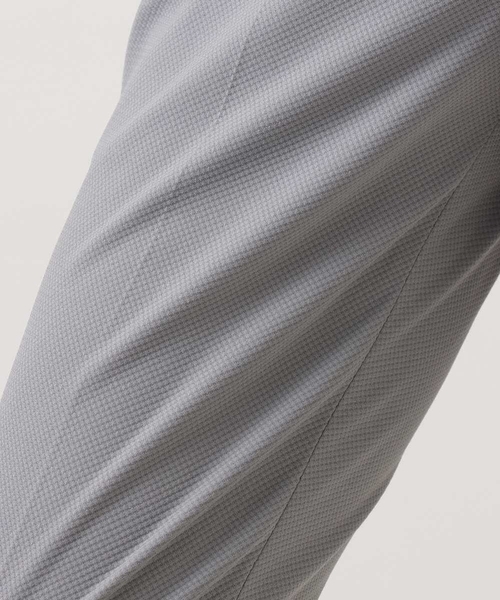 MICHEL KLEIN HOMME   （ミッシェルクランオム）の「【セットアップ】コットンライクストレッチスラックスパンツ（スラックス・メンズ・ブラック/グレー・MEDIUM/LARGE/X-LARGE）」の12枚目の写真