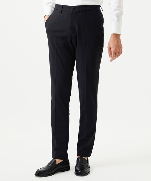 MICHEL KLEIN HOMME   （ミッシェルクランオム）の「【セットアップ】コットンライクストレッチスラックスパンツ（スラックス・メンズ・ブラック/グレー・MEDIUM/LARGE/X-LARGE）」の14枚目の写真