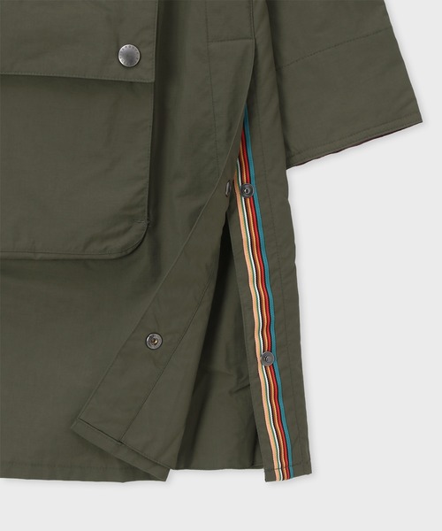 Paul Smith（ポールスミス）の「Paul Smith Loves Barbour "Parka" ナイロンジャケット  / 163700 MCA1127（その他アウター・メンズ・オリーブ・SMALL/MEDIUM/LARGE/X-LARGE）」の7枚目の写真