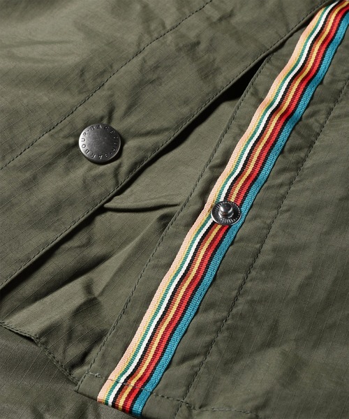 Paul Smith（ポールスミス）の「Paul Smith Loves Barbour "Parka" ナイロンジャケット  / 163700 MCA1127（その他アウター・メンズ・オリーブ・SMALL/MEDIUM/LARGE/X-LARGE）」の14枚目の写真