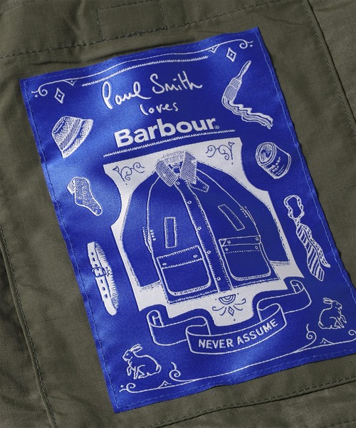 Paul Smith（ポールスミス）の「Paul Smith Loves Barbour "Parka" ナイロンジャケット  / 163700 MCA1127（その他アウター・メンズ・オリーブ・SMALL/MEDIUM/LARGE/X-LARGE）」の16枚目の写真