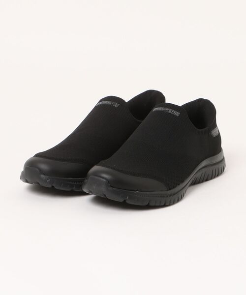 SKECHERS(スケッチャーズ)の「《SKECHERS》VIRTUE-SERENDIPITY(スリッポン・レディース・ブラック/ブラウン系・23.0cm/23.5cm/24.0cm/24.5cm/25.0cm/22.5cm)」の1枚目の写真
