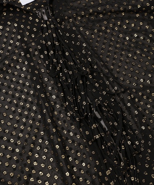SUGARHILL(シュガーヒル)の「TWINKLE SHEER STRING SHIRT(シャツ/ブラウス・メンズ・ブラック・2)」の7枚目の写真