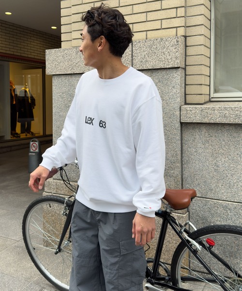 CANAL JEAN（キャナルジーン）の「Twelve12　Lex 63 スウェット 裏毛（スウェット・レディース・ホワイト/ネイビー/アッシュ・LARGE/X-LARGE）」の2枚目の写真