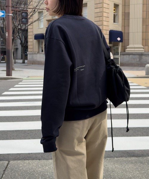 CANAL JEAN（キャナルジーン）の「Twelve12　Lex 63 スウェット 裏毛（スウェット・レディース・ホワイト/ネイビー/アッシュ・LARGE/X-LARGE）」の5枚目の写真