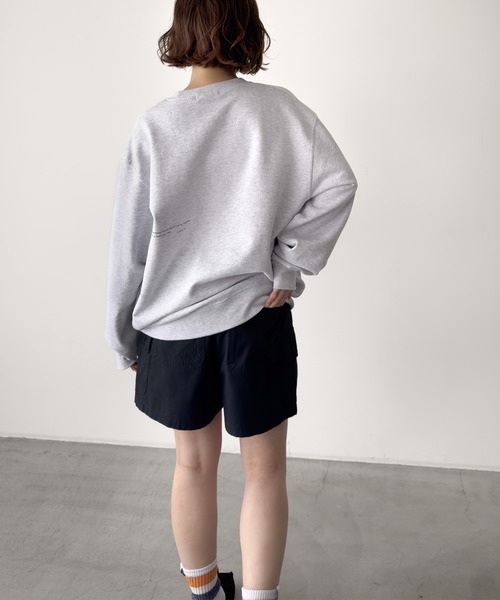 CANAL JEAN（キャナルジーン）の「Twelve12　Lex 63 スウェット 裏毛（スウェット・レディース・ホワイト/ネイビー/アッシュ・LARGE/X-LARGE）」の11枚目の写真