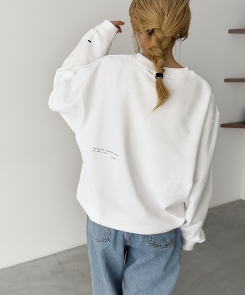 CANAL JEAN（キャナルジーン）の「Twelve12　Lex 63 スウェット 裏毛（スウェット・レディース・ホワイト/ネイビー/アッシュ・LARGE/X-LARGE）」の8枚目の写真