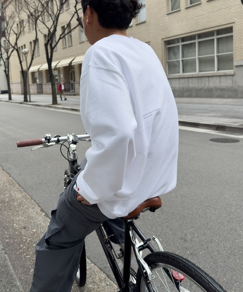 CANAL JEAN（キャナルジーン）の「Twelve12　Lex 63 スウェット 裏毛（スウェット・レディース・ホワイト/ネイビー/アッシュ・LARGE/X-LARGE）」の15枚目の写真