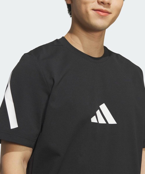 adidas（アディダス）の「Z.N.E レギュラーフィット CARAT 半袖Tシャツ / アディダス adidas（Tシャツ/カットソー・メンズ・ベージュ/ブラック/ホワイト・3XL/XX-LARGE/X-LARGE/LARGE/MEDIUM/SMALL/X-SMALL）」の9枚目の写真