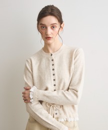 Crisp | フリルレイヤードニットカーディガン(カーディガン/ボレロ)