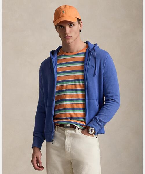 POLO RALPH LAUREN(ポロ ラルフ ローレン)の「フレンチ テリー フルジップ フーディ(パーカー・メンズ・ブルー・S/M/L)」の1枚目の写真