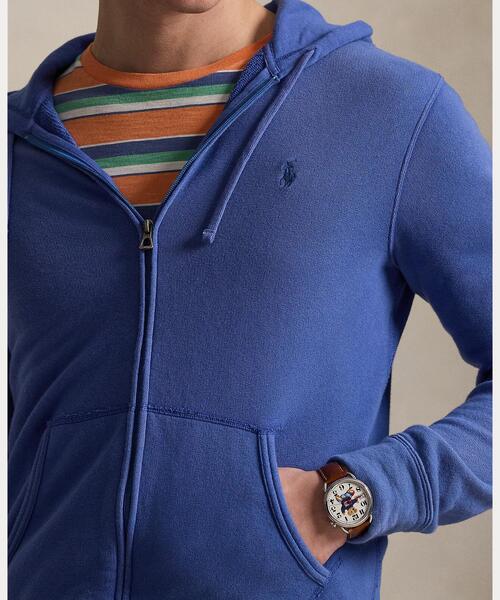 POLO RALPH LAUREN(ポロ ラルフ ローレン)の「フレンチ テリー フルジップ フーディ(パーカー・メンズ・ブルー・S/M/L)」の4枚目の写真