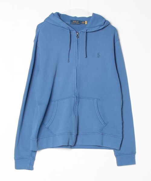 POLO RALPH LAUREN(ポロ ラルフ ローレン)の「フレンチ テリー フルジップ フーディ(パーカー・メンズ・ブルー・S/M/L)」の2枚目の写真