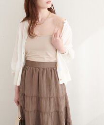 natural couture | 選べる2丈カップ付きインナー(キャミソール)