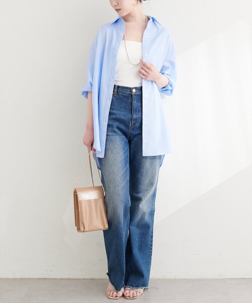 natural couture（ナチュラルクチュール）の「選べる2丈カップ付きインナー（キャミソール・レディース・オフホワイト/ブラック/ライトベージュ・MEDIUM/SMALL）」の12枚目の写真