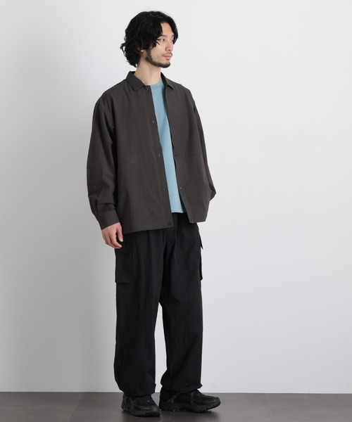 NANO universe（ナノユニバース）の「ナイロンリラックスカーゴパンツ（カーゴパンツ・メンズ・カーキ/ベージュ/ブラック・L/M/S）」の17枚目の写真