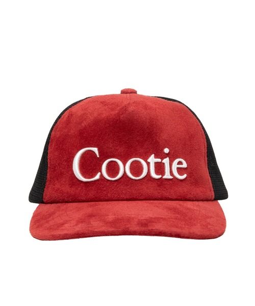 COOTIE PRODUCTIONS（クーティープロダクションズ）の「Suede 5 Panel Mesh Cap（キャップ・メンズ・ブラック/レッド/ライトグレー・FREE）」の3枚目の写真