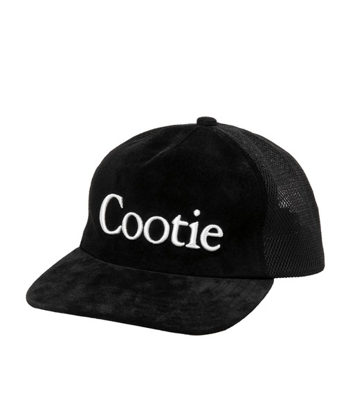 COOTIE PRODUCTIONS（クーティープロダクションズ）の「Suede 5 Panel Mesh Cap（キャップ・メンズ・ブラック/レッド/ライトグレー・FREE）」の4枚目の写真