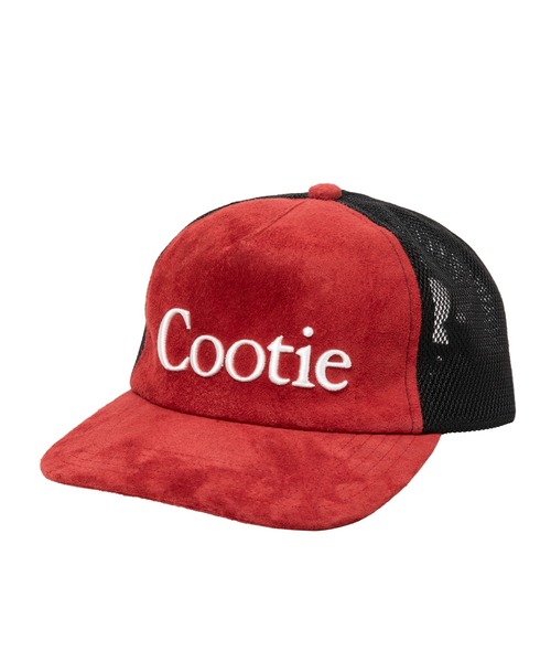 COOTIE PRODUCTIONS（クーティープロダクションズ）の「Suede 5 Panel Mesh Cap（キャップ・メンズ・ブラック/レッド/ライトグレー・FREE）」の5枚目の写真