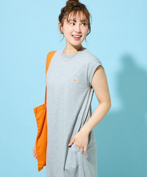 FREAK'S STORE(フリークスストア)の「限定展開 KELTY × FREAK'S STORE/ケルティ 別注 ノースリーブ フレア ワンピース(接触冷感・吸水速乾・UVカット・遮熱)(ワンピース・レディース・ブラック/オリーブ/グレー/チャコール/ベージュ・MEDIUM/SMALL)」の10枚目の写真
