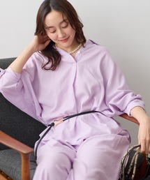 Elura | ≪接触冷感≫リネンブレンドスキッパーシャツ/659649(シャツ/ブラウス)