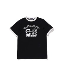 アベイシングエイプ　スヌーピー　半袖　Tシャツ 黒　110 BAPE A BATHING APE｜ア ベイシング エイプ（キッズ）のTシャツ/カットソー