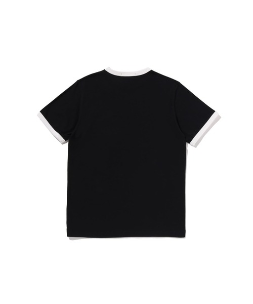 A BATHING APE(アベイシングエイプ)の「BABY MILO TRIM TEE(Tシャツ/カットソー・キッズ・ブラック/サックスブルー・150/160)」の3枚目の写真