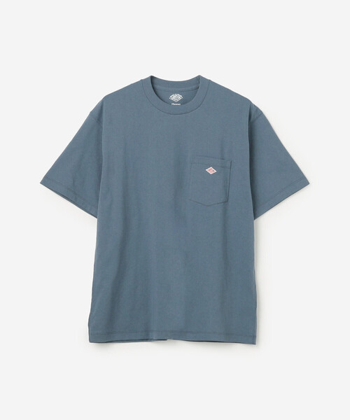 DANTON(ダントン)の「DANTON | ポケット クルーネックTシャツ SOLID MEN(Tシャツ/カットソー・メンズ・ブルー系その他/ホワイト/ブラック/グレイッシュベージュ/ダークグレー・S/M/XL/L)」の5枚目の写真