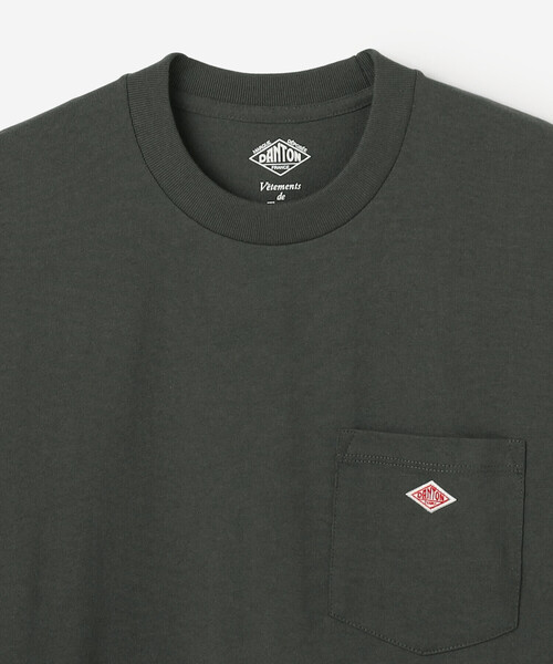 DANTON(ダントン)の「DANTON | ポケット クルーネックTシャツ SOLID MEN(Tシャツ/カットソー・メンズ・ブルー系その他/ホワイト/ブラック/グレイッシュベージュ/ダークグレー・S/M/XL/L)」の16枚目の写真