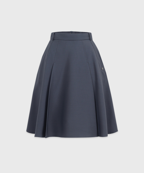 MICANE（ミケーネ）の「ラミエルフレアミディスカート（スカート・レディース・ブラック/チャコール・XX-LARGE/SMALL/X-SMALL/MEDIUM/LARGE/X-LARGE）」の13枚目の写真