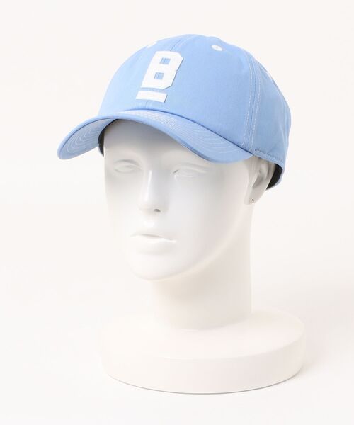 BACK NUMBER（バックナンバー）の「【BACK NUMBER】配色ステッチ Bロゴ キャップ (6パネル / コットン100%ツイル / ベンチレーション)（キャップ・メンズ・サックスブルー/ブラック/グリーン/レッド/ベージュ/ネイビー・フリー）」の15枚目の写真