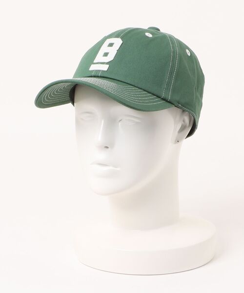 BACK NUMBER（バックナンバー）の「【BACK NUMBER】配色ステッチ Bロゴ キャップ (6パネル / コットン100%ツイル / ベンチレーション)（キャップ・メンズ・サックスブルー/ブラック/グリーン/レッド/ベージュ/ネイビー・フリー）」の17枚目の写真