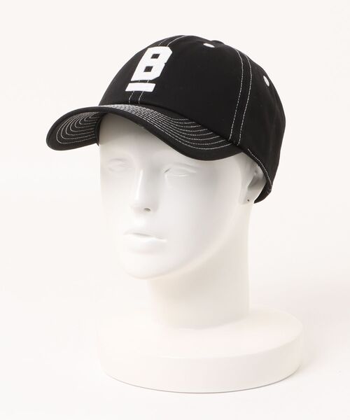 BACK NUMBER（バックナンバー）の「【BACK NUMBER】配色ステッチ Bロゴ キャップ (6パネル / コットン100%ツイル / ベンチレーション)（キャップ・メンズ・サックスブルー/ブラック/グリーン/レッド/ベージュ/ネイビー・フリー）」の20枚目の写真