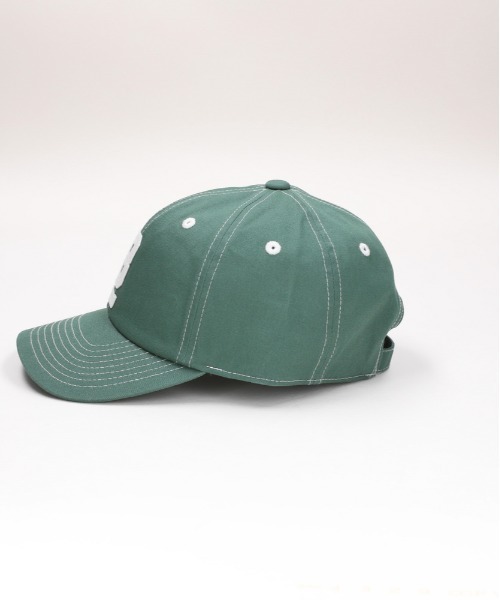 BACK NUMBER（バックナンバー）の「【BACK NUMBER】配色ステッチ Bロゴ キャップ (6パネル / コットン100%ツイル / ベンチレーション)（キャップ・メンズ・サックスブルー/ブラック/グリーン/レッド/ベージュ/ネイビー・フリー）」の11枚目の写真