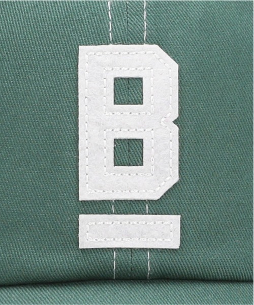 BACK NUMBER（バックナンバー）の「【BACK NUMBER】配色ステッチ Bロゴ キャップ (6パネル / コットン100%ツイル / ベンチレーション)（キャップ・メンズ・サックスブルー/ブラック/グリーン/レッド/ベージュ/ネイビー・フリー）」の12枚目の写真