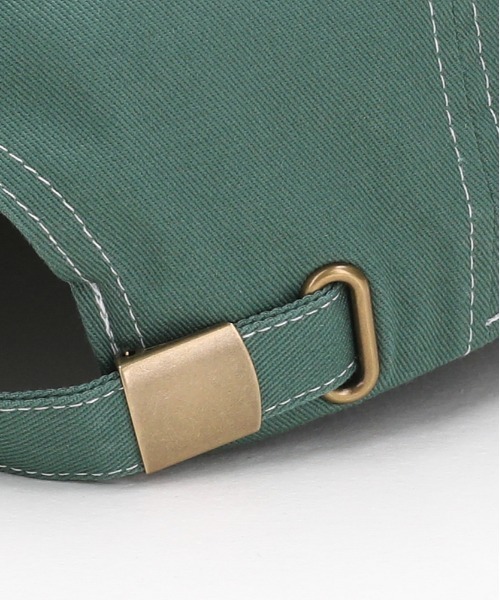 BACK NUMBER（バックナンバー）の「【BACK NUMBER】配色ステッチ Bロゴ キャップ (6パネル / コットン100%ツイル / ベンチレーション)（キャップ・メンズ・サックスブルー/ブラック/グリーン/レッド/ベージュ/ネイビー・フリー）」の13枚目の写真