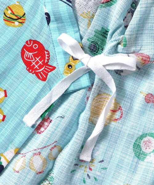 apres les cours（アプレレクール）の「【26年夏新作】アプレのはんなりBOYS甚平（浴衣・キッズ・サックスブルー/ネイビー・130/120/110/100/80/90）」の13枚目の写真