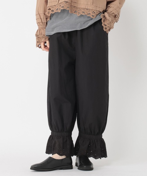 studio CLIP（スタディオクリップ）の「【Limited Line】裾レースドロワーズ（その他パンツ・レディース・アイボリー/ブラック・FREE）」の19枚目の写真