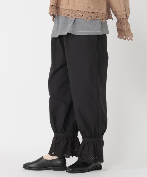 studio CLIP（スタディオクリップ）の「【Limited Line】裾レースドロワーズ（その他パンツ・レディース・アイボリー/ブラック・FREE）」の20枚目の写真