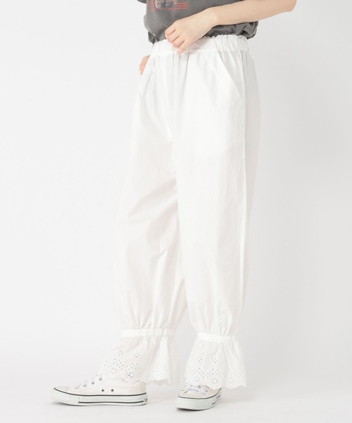 studio CLIP（スタディオクリップ）の「【Limited Line】裾レースドロワーズ（その他パンツ・レディース・アイボリー/ブラック・FREE）」の12枚目の写真