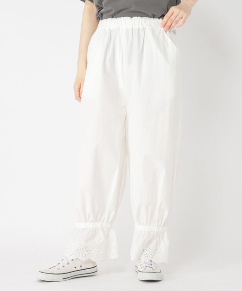 studio CLIP（スタディオクリップ）の「【Limited Line】裾レースドロワーズ（その他パンツ・レディース・アイボリー/ブラック・FREE）」の13枚目の写真