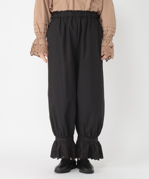studio CLIP（スタディオクリップ）の「【Limited Line】裾レースドロワーズ（その他パンツ・レディース・アイボリー/ブラック・FREE）」の14枚目の写真