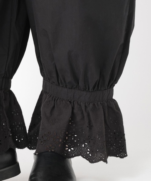 studio CLIP（スタディオクリップ）の「【Limited Line】裾レースドロワーズ（その他パンツ・レディース・アイボリー/ブラック・FREE）」の7枚目の写真