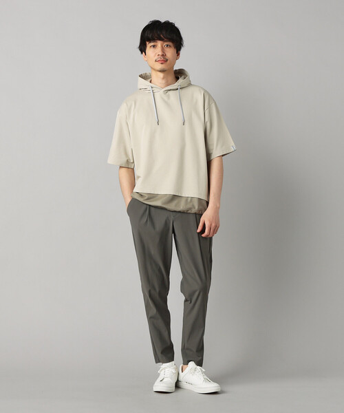 COMME CA MEN(コムサメン)の「【接触冷感・撥水】【メリルハイテンション】 タックパンツ(その他パンツ・メンズ・グレー/ブラック・M/S/L)」の12枚目の写真
