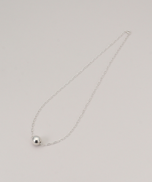 NINA&JULES（ニナエジュール）の「Nina&Jules/ニナ・エ・ジュールSingle Ball Chain Necklace（ネックレス・レディース・シルバー・FREE）」の2枚目の写真