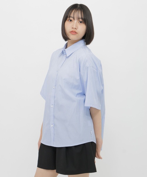 GLOBAL WORK(グローバルワーク)の「着回し柄半袖シャツ/AND YUA ANY/633819(シャツ/ブラウス・キッズ・サックスブルー/ネイビー・170cm/160cm/150cm)」の20枚目の写真